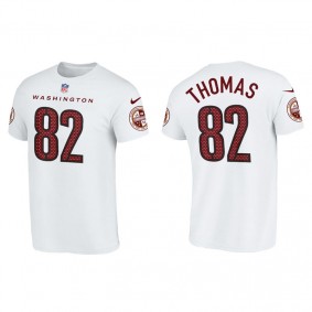 Men's Washington Commanders Logan Thomas White Name & Number  T-Shirt