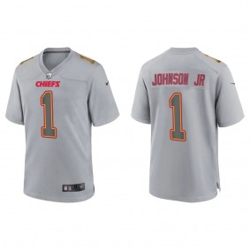 Men's Lonnie Johnson Jr. Kansas City Chiefs Gray Atmosphere Fashion Game Jersey