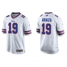 Men's Buffalo Bills Matt Araiza White Game Jersey