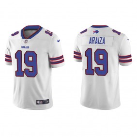 Men's Buffalo Bills Matt Araiza White Vapor Limited Jersey