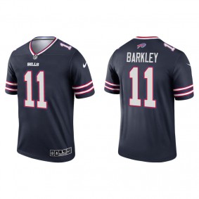 Men's Buffalo Bills Matt Barkley Navy Inverted Legend Jersey