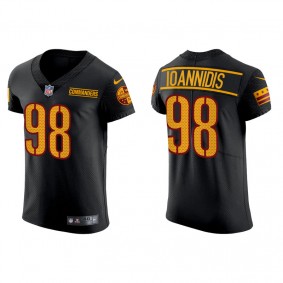 Men's Washington Commanders Matt Ioannidis Black Elite  Jersey