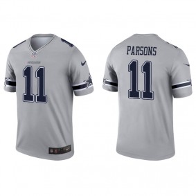 Men's Dallas Cowboys Micah Parsons Gray Inverted Legend Jersey