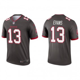 Men's Tampa Bay Buccaneers Mike Evans Pewter Legend Jersey