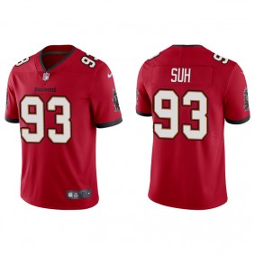 Men's Tampa Bay Buccaneers Ndamukong Suh Red Vapor Limited Jersey