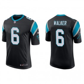 Men's Carolina Panthers P.J. Walker Black Vapor Limited Jersey