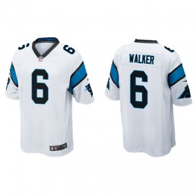 Men's Carolina Panthers P.J. Walker White Game Jersey