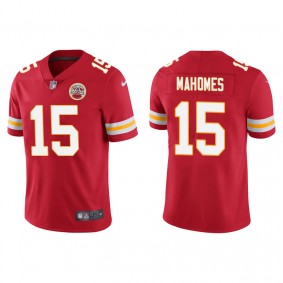 Men's Kansas City Chiefs Patrick Mahomes Red Vapor Limited Jersey