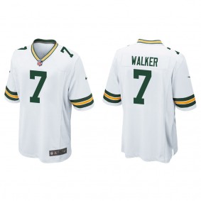 Men's Green Bay Packers Quay Walker White 2022 NFL Draft Game Jersey