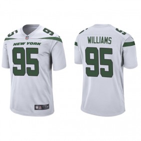 Men's New York Jets Quinnen Williams White Game Jersey