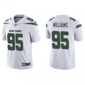 Men's New York Jets Quinnen Williams White Vapor Limited Jersey