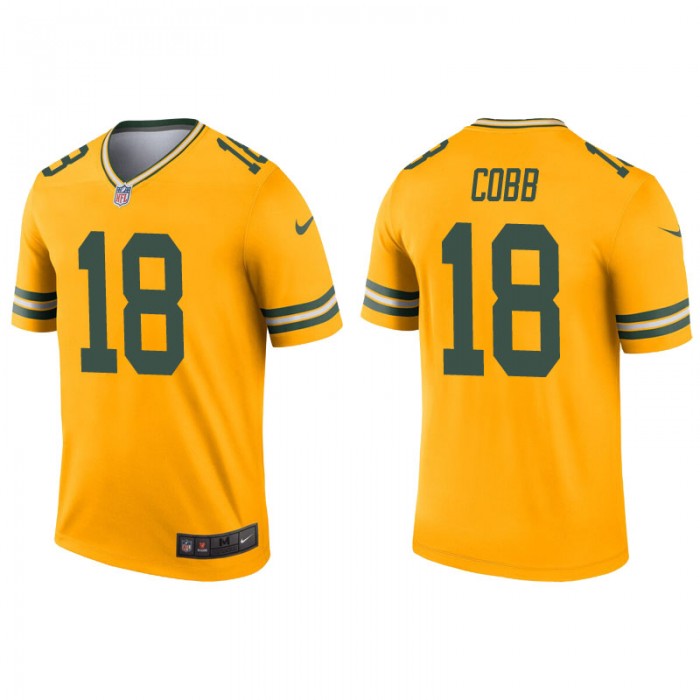 Randall Cobb Gold Jersey Packers Inverted Legend