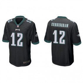 Men's Philadelphia Eagles Randall Cunningham Black Game Jersey