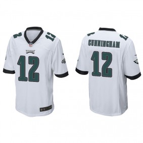 Men's Philadelphia Eagles Randall Cunningham White Game Jersey