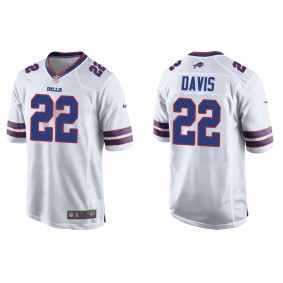 Men's Ray Davis Buffalo Bills White Game Jersey