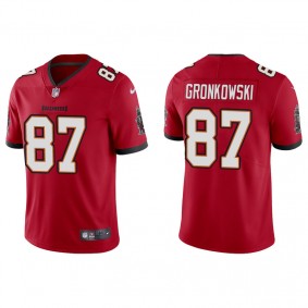 Men's Tampa Bay Buccaneers Rob Gronkowski Red Vapor Limited Jersey