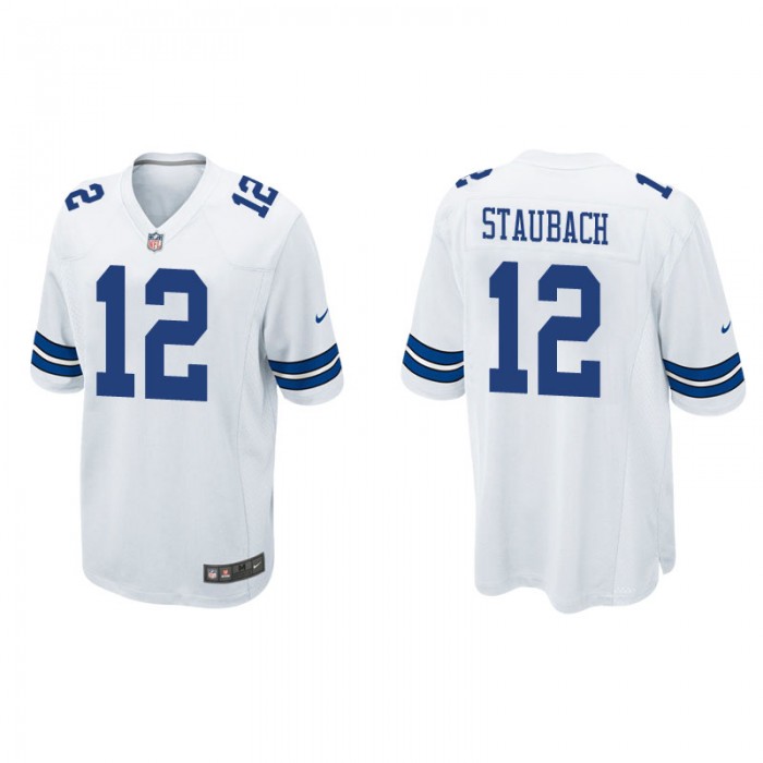 Roger Staubach White Jersey Cowboys Game