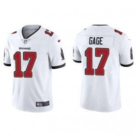 Men's Tampa Bay Buccaneers Russell Gage White Vapor Limited Jersey