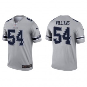 Men's Dallas Cowboys Sam Williams Gray 2022 NFL Draft Inverted Legend Jersey