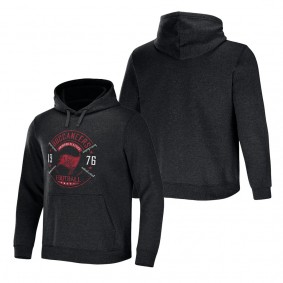 Men's Tampa Bay Buccaneers NFL x Darius Rucker Collection by Fanatics Heather Charcoal Radar Pullover Hoodie