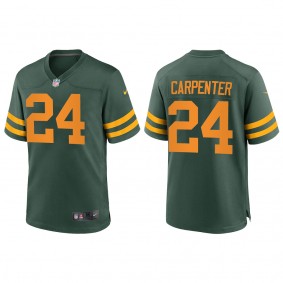 Men's Green Bay Packers Tariq Carpenter Green Alternate Game Jersey