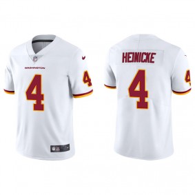 Men's Washington Football Team Taylor Heinicke White Vapor Limited Jersey