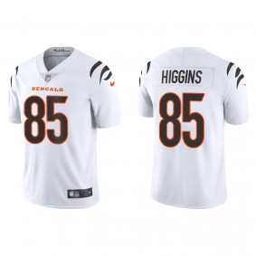 Men's Cincinnati Bengals Tee Higgins White Vapor Limited Jersey