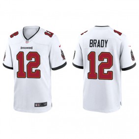 Men's Tampa Bay Buccaneers Tom Brady White Game Jersey