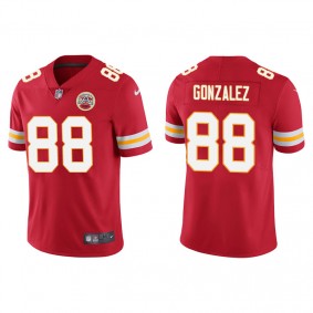 Men's Kansas City Chiefs Tony Gonzalez Red Vapor Limited Jersey