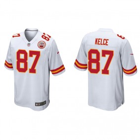 Men's Kansas City Chiefs Travis Kelce White Game Jersey