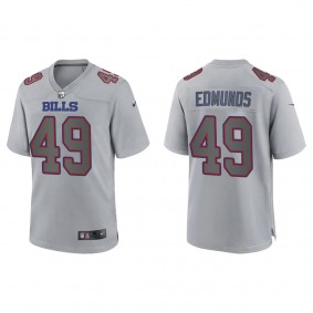 Men's Tremaine Edmunds Buffalo Bills Gray Atmosphere Fashion Game Jersey