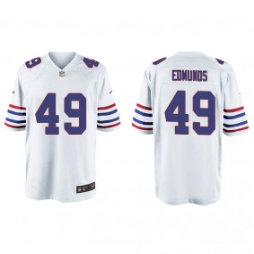 Men's Buffalo Bills Tremaine Edmunds White Alternate Game Jersey