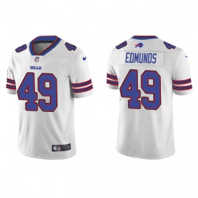 Men's Buffalo Bills Tremaine Edmunds White Vapor Limited Jersey