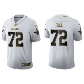 Men's Dallas Cowboys Trysten Hill White Golden Edition Jersey