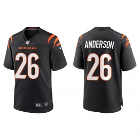 Men's Cincinnati Bengals Tycen Anderson Black Game Jersey