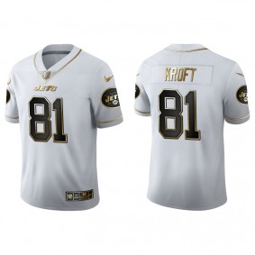 Men's New York Jets Tyler Kroft White Golden Edition Jersey