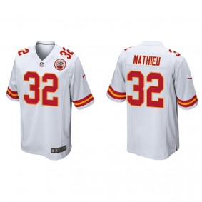 Men's Kansas City Chiefs Tyrann Mathieu White Game Jersey