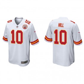 Men's Kansas City Chiefs Tyreek Hill White Game Jersey