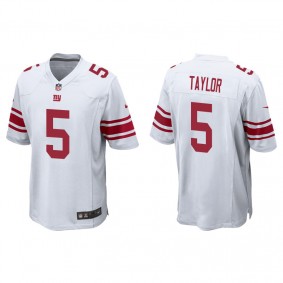 Men's New York Giants Tyrod Taylor White Game Jersey