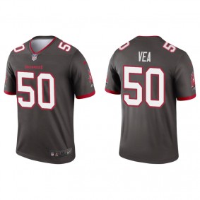 Men's Tampa Bay Buccaneers Vita Vea Pewter Legend Jersey