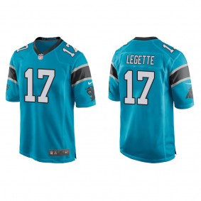 Men's Xavier Legette Carolina Panthers Blue Game Jersey