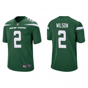 Men's New York Jets Zach Wilson Green Game Jersey