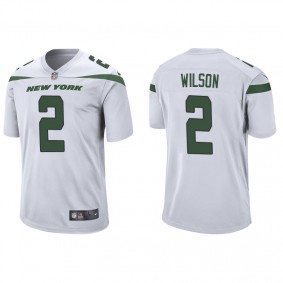 Men's New York Jets Zach Wilson White Game Jersey