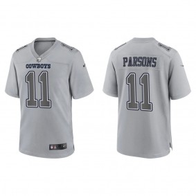 Micah Parsons Dallas Cowboys Gray Atmosphere Fashion Game Jersey