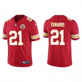 Men's Mike Edwards Kansas City Chiefs Red Vapor Limited Jersey