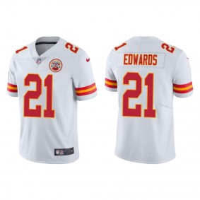 Men's Mike Edwards Kansas City Chiefs White Vapor Limited Jersey