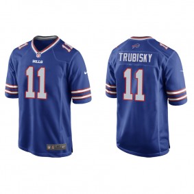 Men's Buffalo Bills Mitchell Trubisky Royal Game Jersey