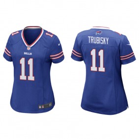 Women's Buffalo Bills Mitchell Trubisky Royal Game Jersey