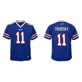 Youth Buffalo Bills Mitchell Trubisky Royal Game Jersey