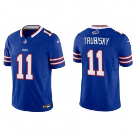 Men's Buffalo Bills Mitchell Trubisky Royal Vapor F.U.S.E. Limited Jersey